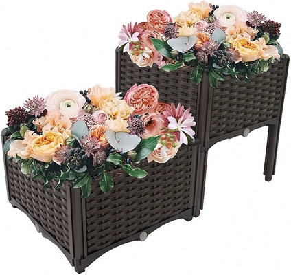 Người trồng hoa bằng nhựa tối giản Nâng cao khả năng chống ăn mòn ở chân