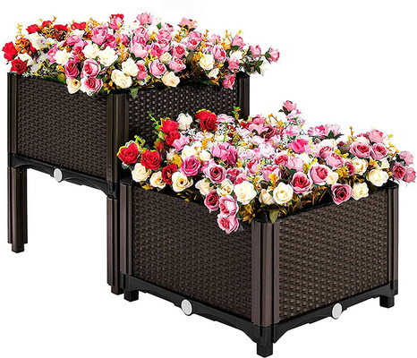 Máy trồng rau di động nâng lên trên chân 50 * 50 * 27CM để trồng rau