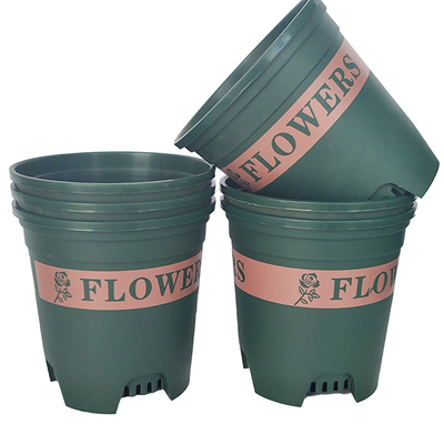 Chậu cây nhựa 12 inch tùy chỉnh Chậu vườn nhựa tròn 10 Gallon