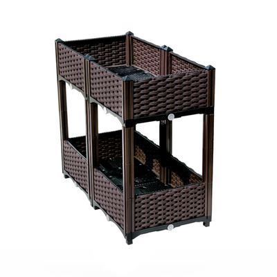 Hộp nhựa trồng cây trên cao thân thiện với trái đất hiện đại Dung tích lớn 42 * 42 * 20cm