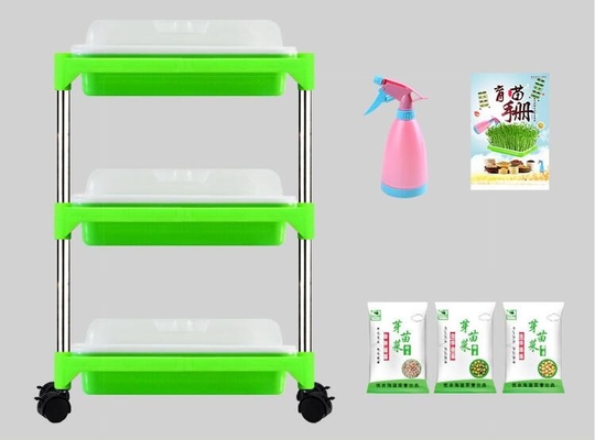 Khay ươm cây nhiều lớp Giá đỡ Khay thủy canh Microgreen Có thể phân hủy sinh học