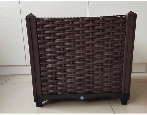Trồng hoa Máy trồng hoa bằng nhựa PP trên bánh xe Bằng chứng rò rỉ không được tráng
