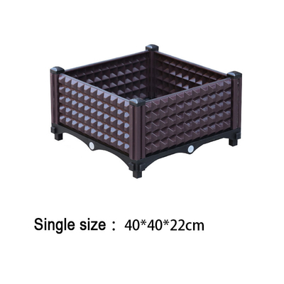 Máy trồng cỏ nhựa dày hiện đại chống ăn mòn bánh xe