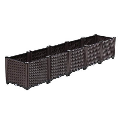 Hộp trồng cây bằng nhựa dài hẹp dài 160cm
