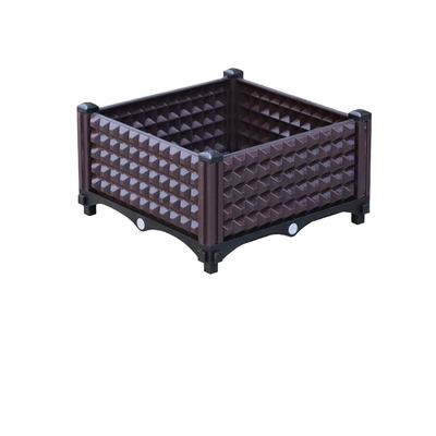 Hộp trồng cây nhựa vuông lớn PP hiện đại trang trí cho ban công