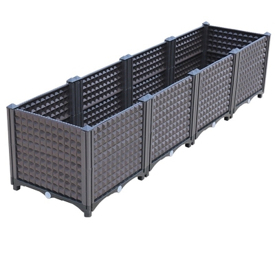 Trang chủ Có thể thoát nước Hộp trồng cây trên sàn nhựa sâu gốc Chống ăn mòn