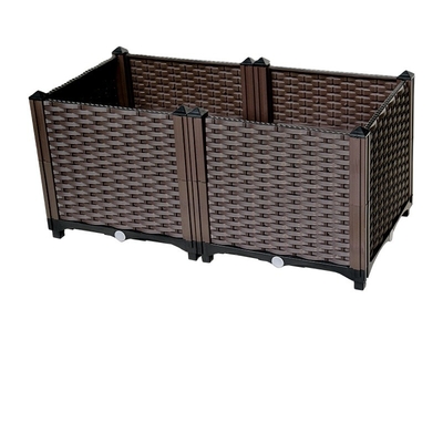 Chiều sâu bên trong 30cm Hộp trồng cây bằng nhựa nâng cao để chống ăn mòn nho