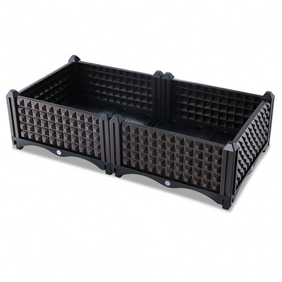 Trồng rau ngoài trời Hộp nhựa trồng rau có thể xếp chồng lên nhau 45 * 75 * 90cm