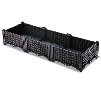 Trồng rau ngoài trời Hộp nhựa trồng rau có thể xếp chồng lên nhau 45 * 75 * 90cm
