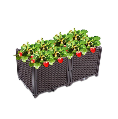 2 cái hộp nhựa Polypropylene nâng cao Hộp trồng cây để bảo vệ sân vườn