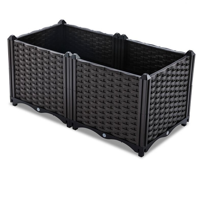 Hộp nhựa trồng ban công bằng nhựa đương đại 40 * 40 * 26CM