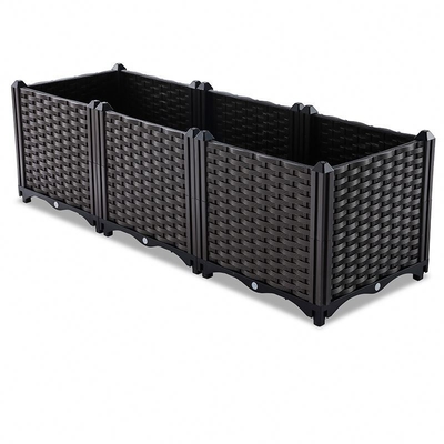 Hộp nhựa trồng ban công bằng nhựa đương đại 40 * 40 * 26CM