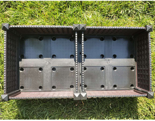 160 * 40 * 22cm Máy trồng vườn nâng cao bằng nhựa Tự tưới nước Hộp trồng cây trên sàn bằng nhựa