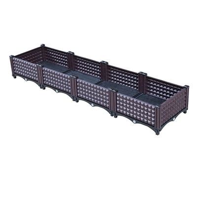 Hộp trồng cây ngoài trời bằng nhựa tối giản Thân thiện với trái đất Người trồng vườn đô thị