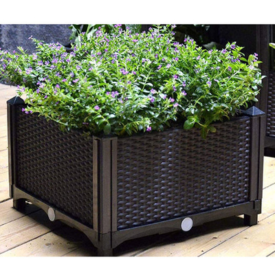 Tưới nước tự động Hộp trồng rau bằng nhựa Hộp trồng rau 48 inch Hộp trồng cây bằng nhựa
