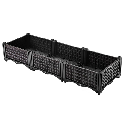 CE ISO9001 Hộp trồng cây bằng nhựa Polypropylene Bộ dụng cụ trồng cây trong vườn nâng cao