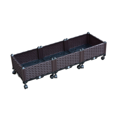 120cm * 40cm * 23cm Nhựa trồng cây trồng trong vườn thảo mộc Giường trong vườn có bánh nướng