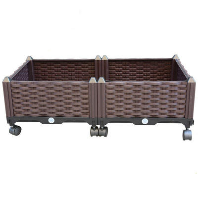120cm * 40cm * 23cm Nhựa trồng cây trồng trong vườn thảo mộc Giường trong vườn có bánh nướng