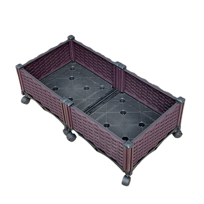 Máy trồng cây bằng nhựa Polypropylene thoáng khí trên bánh xe cho kỳ nghỉ lễ tình nhân