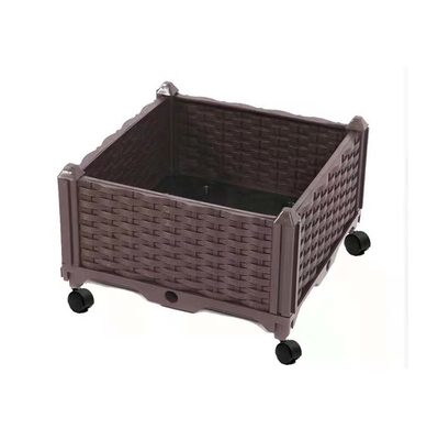 Phong cách châu Âu hộp đơn tiện lợi hình chữ nhật lớn lọ hoa trồng làm vườn hộp trồng cây