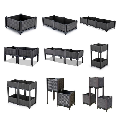Hộp nhựa trồng cây nâng cao có thể thoát nước ngoài trời để chống rò rỉ hoa