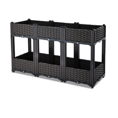 Hộp trồng cây đứng bằng nhựa nhiều lớp 120 * 40 * 67cm cho ban công