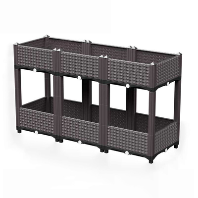 Hộp trồng cây đứng bằng nhựa nhiều lớp 120 * 40 * 67cm cho ban công