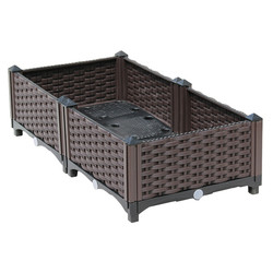 Hộp trồng cây đứng bằng nhựa nhiều lớp 120 * 40 * 67cm cho ban công