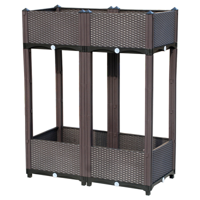 Hộp nhựa trồng cây bằng nhựa Polypropylene công suất lớn Chống côn trùng