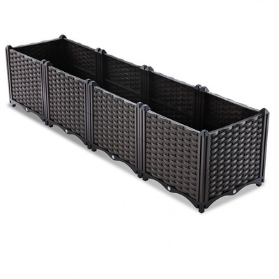 Hộp nhựa trồng cỏ bằng nhựa dệt bằng chứng côn trùng Hộp 30 inch Hộp trồng cây bằng nhựa