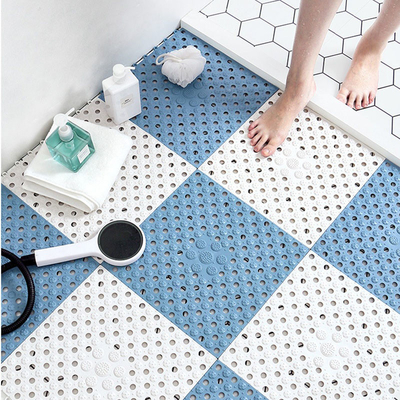 Thảm trải sàn không trơn trượt 30 * 30CM Tấm lót nhà tắm Tpe bền vững