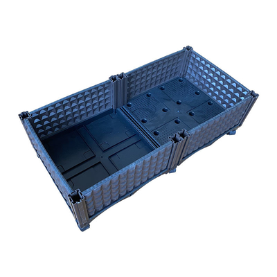 Cây trồng bằng nhựa chống ăn mòn trên bánh xe Hộp trồng cây trong vườn Tính linh hoạt