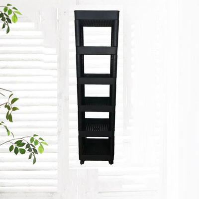 Kệ nhiều lớp Xe đẩy lưu trữ bằng nhựa siêu mỏng Chống nén